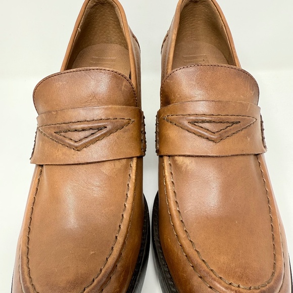 New Frye Jean Loafers Caramel Women's Sz 10 - Picture 9 of 12